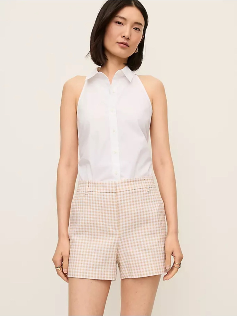 Ann Taylor LOFT City Short in Gingham